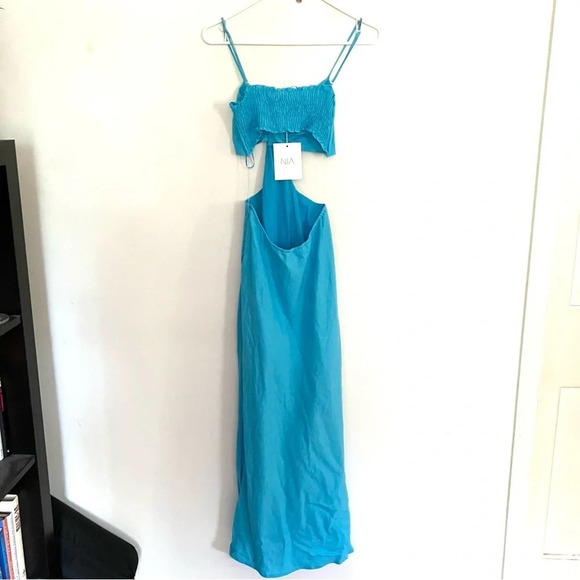 NIA Chamomile Cutout Maxi Dress XS NWT - Picture 6 of 8